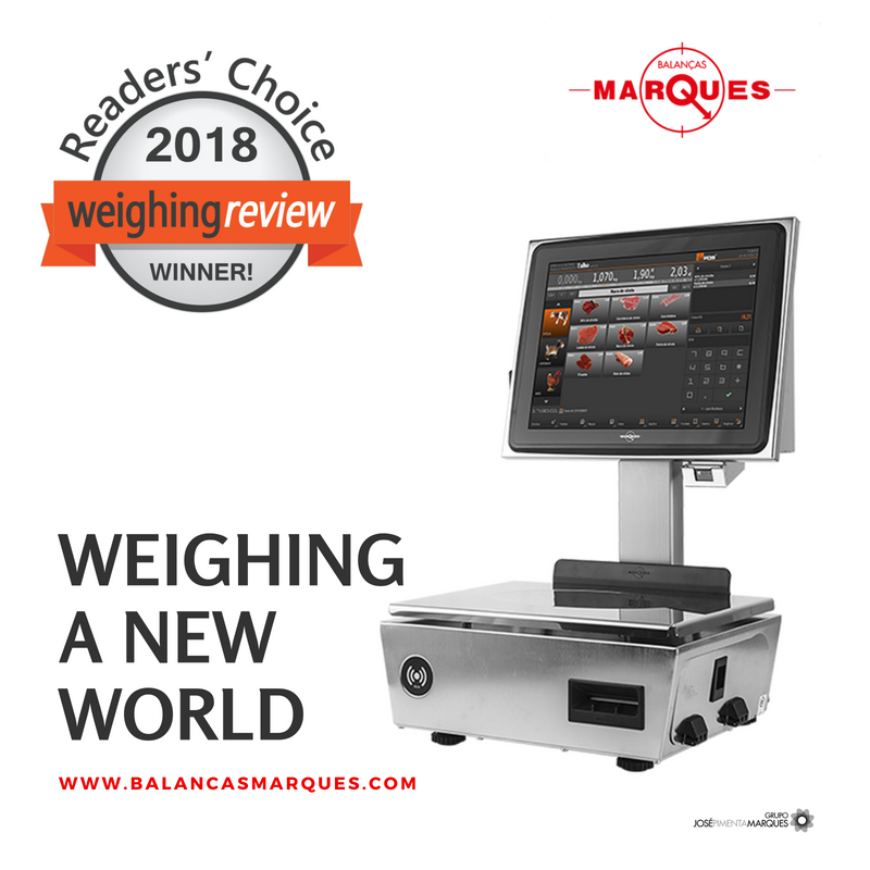 Balanças Marques nomeada nos prémios Weighing Review Awards 2018